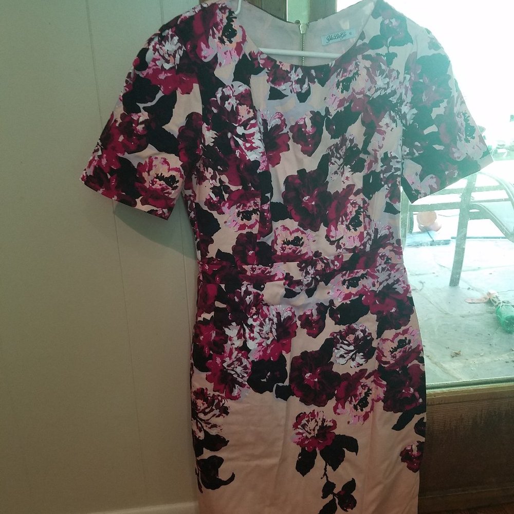 Floral A-line Dress